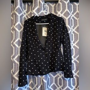 Black Rainn Blazer Suit Jacket